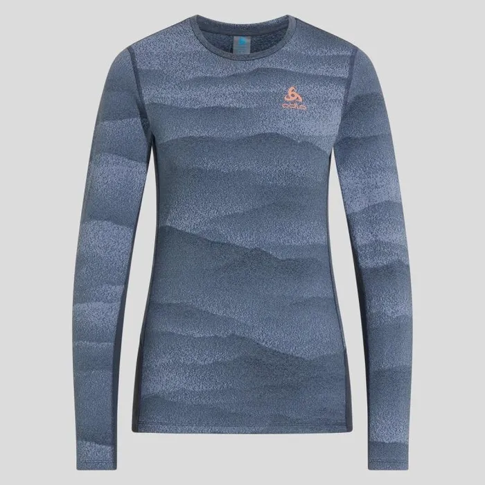 Odlo Base Layers The Whistler Base Layer Top Folkstone Gray 8211 India Ink 8211 Women