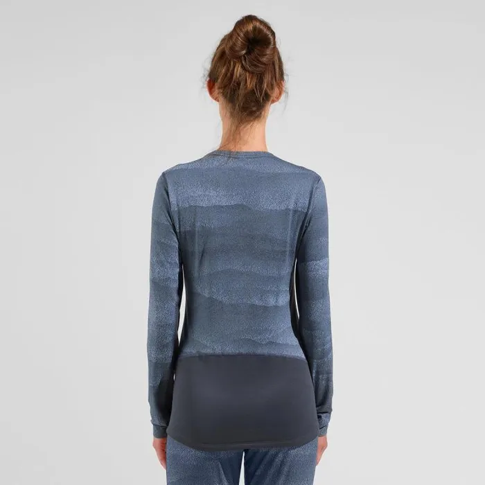 Odlo Base Layers The Whistler Base Layer Top Folkstone Gray 8211 India Ink 8211 Women