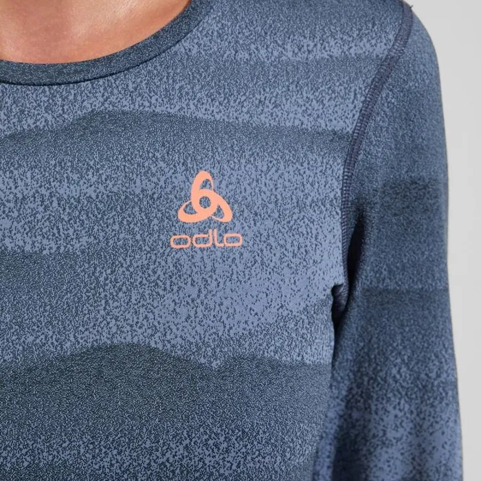 Odlo Base Layers The Whistler Base Layer Top Folkstone Gray 8211 India Ink 8211 Women