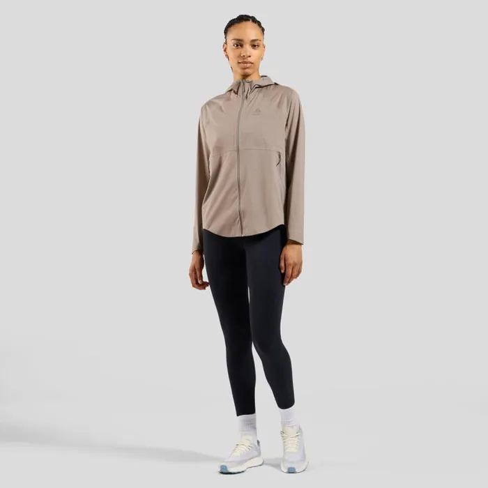 Odlo Jackets and Vests The Active 365 Performance Knit Waterproof Jacket Cinder 8211 Women