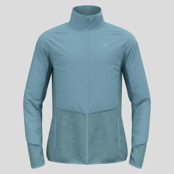 Odlo Jackets and Vests The Run Easy Warm Hybrid Jacket Provincial Blue 8211 Men