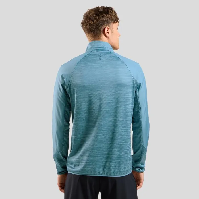 Odlo Jackets and Vests The Run Easy Warm Hybrid Jacket Provincial Blue 8211 Men