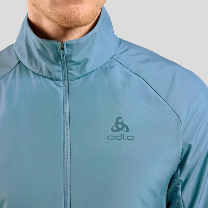 Odlo Jackets and Vests The Run Easy Warm Hybrid Jacket Provincial Blue 8211 Men