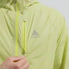 Odlo Jackets and Vests The Zeroweight Dual Dry Performance Knit Waterproof Running Jacket Sharp Green 8211 Men