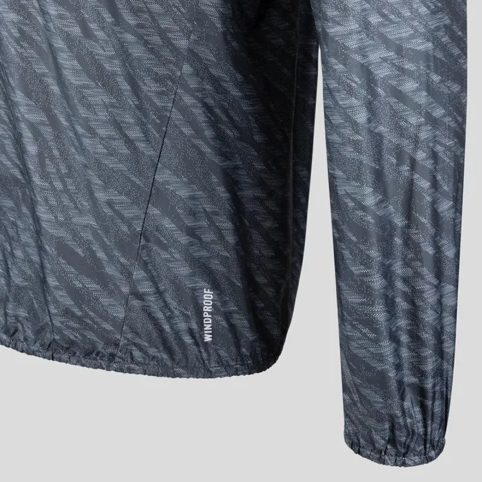 Odlo Jackets and Vests The Zeroweight Print Running Jacket Black 8211 Men
