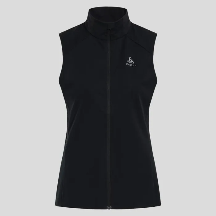 Odlo Jackets and Vests The Zeroweight Warm Running Vest Black 8211 Women