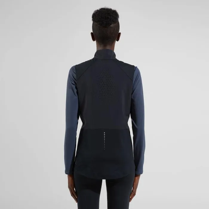 Odlo Jackets and Vests The Zeroweight Warm Running Vest Black 8211 Women