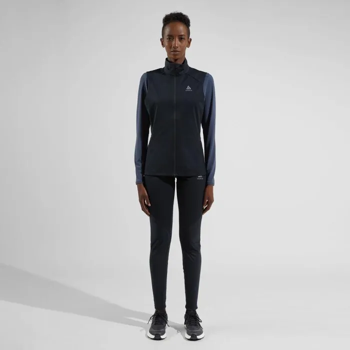 Odlo Jackets and Vests The Zeroweight Warm Running Vest Black 8211 Women