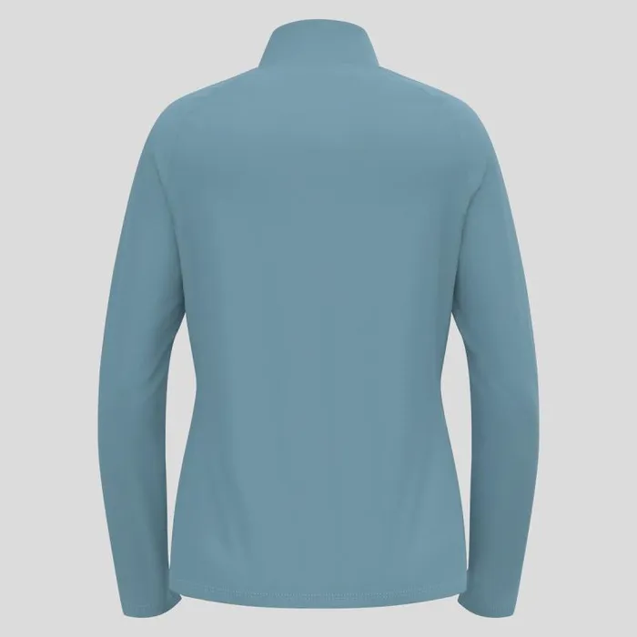 Odlo Mid Layers and Longsleeves The Besso Long Sleeve HalfZip Mid Layer Provincial Blue 8211 Women
