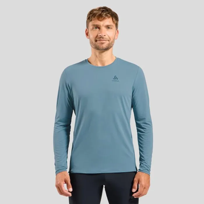 Odlo Mid Layers and Longsleeves The Zeroweight ChillTec Long Sleeve TShirt Provincial Blue 8211 Men Odlo Mid Layers and Longsleeves The Zeroweight ChillTec Long Sleeve TShirt Provincial Blue 8211 Men