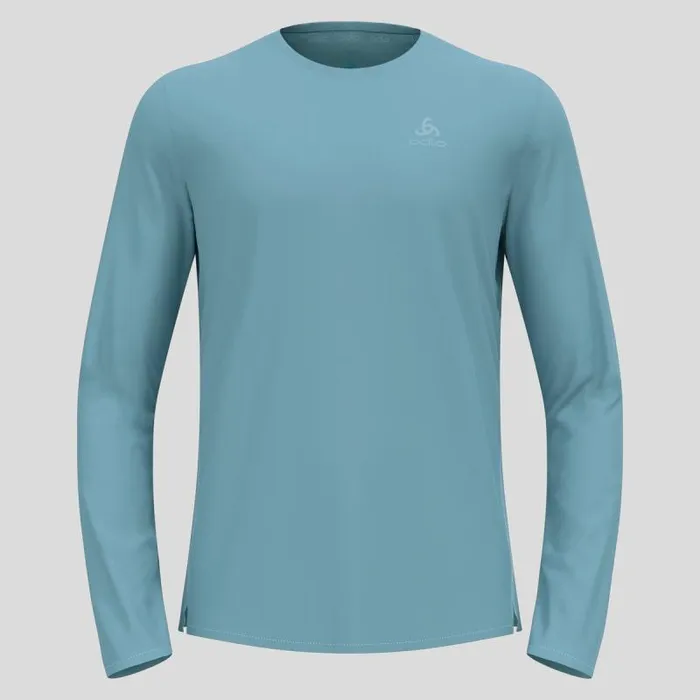 Odlo Mid Layers and Longsleeves The Zeroweight ChillTec Long Sleeve TShirt Provincial Blue 8211 Men