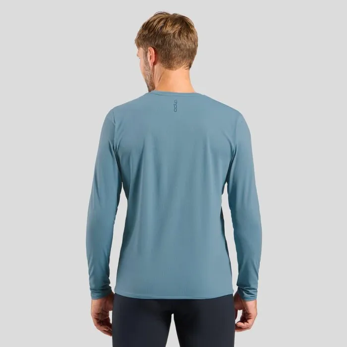 Odlo Mid Layers and Longsleeves The Zeroweight ChillTec Long Sleeve TShirt Provincial Blue 8211 Men