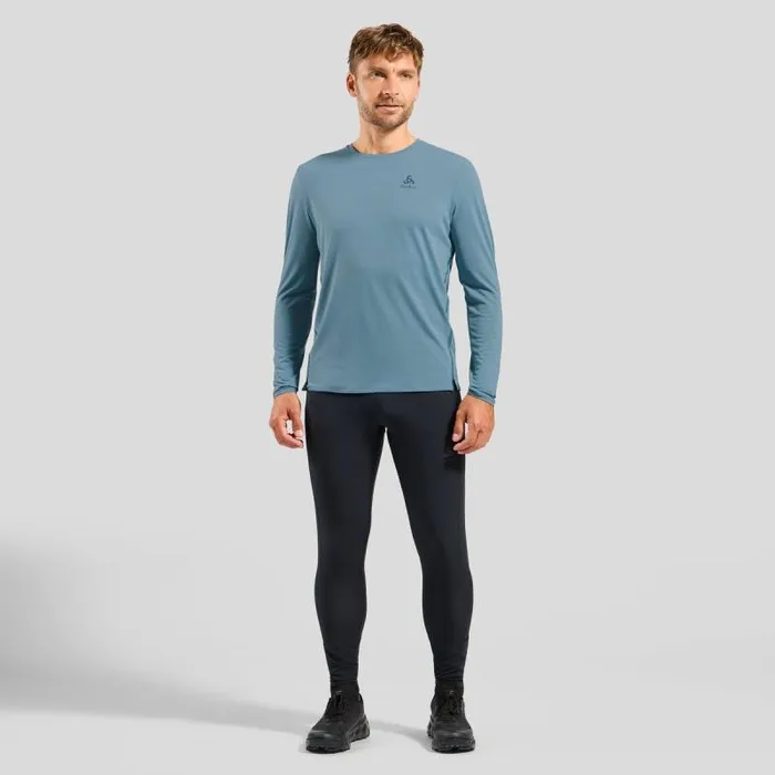 Odlo Mid Layers and Longsleeves The Zeroweight ChillTec Long Sleeve TShirt Provincial Blue 8211 Men