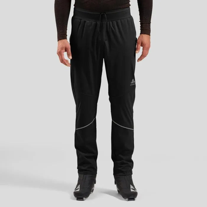 Odlo Pants and Tights The Zeroweight Pro Warm Windproof CrossCountry Pants Black 8211 Men