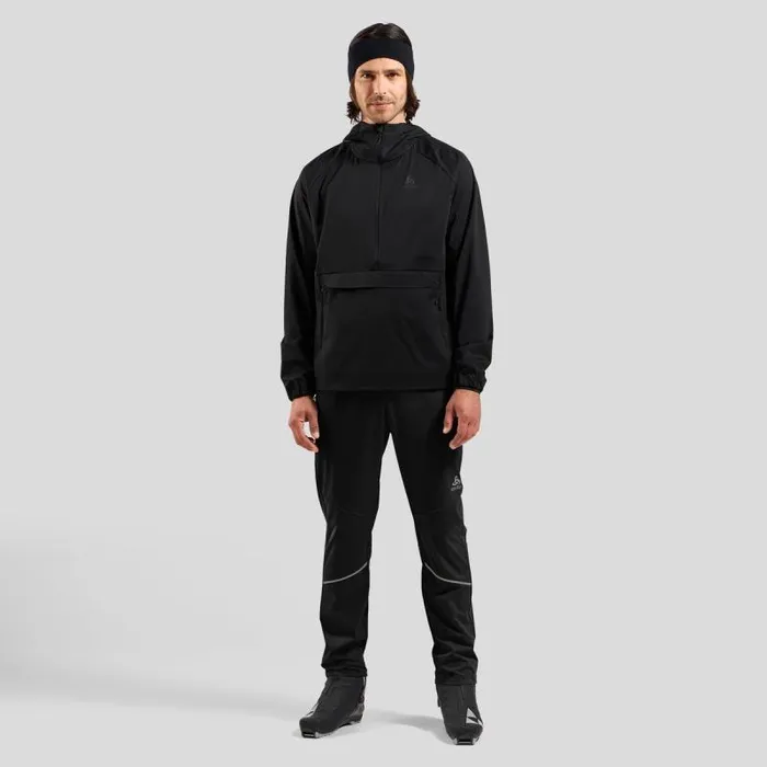 Odlo Pants and Tights The Zeroweight Pro Warm Windproof CrossCountry Pants Black 8211 Men