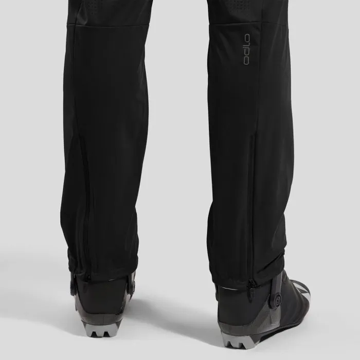 Odlo Pants and Tights The Zeroweight Pro Warm Windproof CrossCountry Pants Black 8211 Men