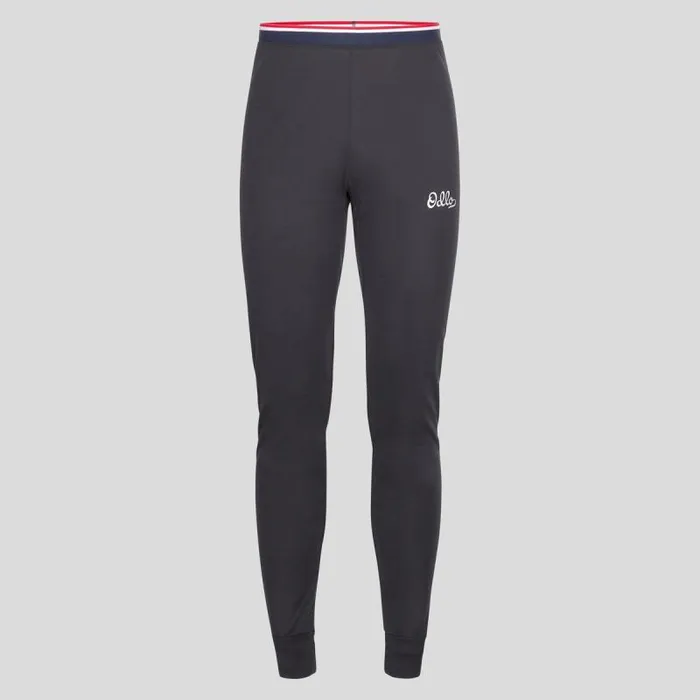 Odlo Ski and Snow The Active Warm Originals Base Layer Bottoms Dark Grey Melange 8211 Men