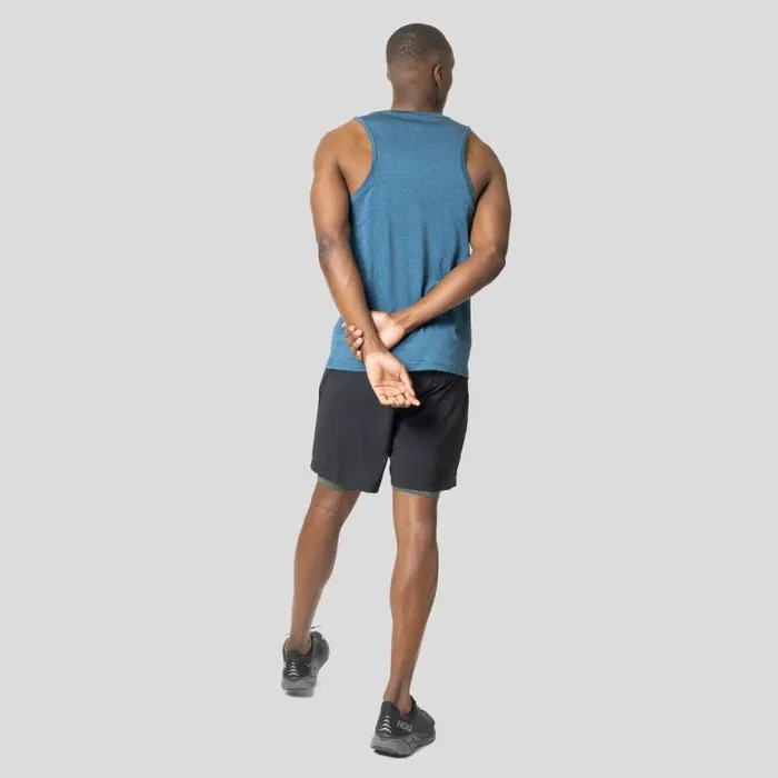 Odlo Tshirts and Polos The Active 365 Tank Top Blue Wing Teal Melange 8211 Men