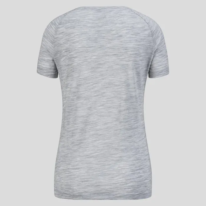 Odlo Tshirts and Polos The Ascent Performance Wool 130 Trees TShirt Grey Melange 8211 Women