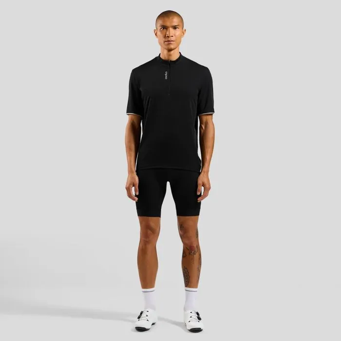 Odlo Tshirts and Polos The Essentials HalfZip Jersey Black 8211 Men