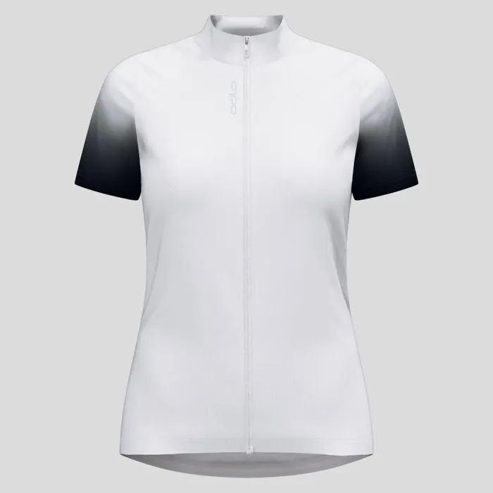Odlo Tshirts and Polos The Essentials Short Sleeve Cycling Jersey White 8211 Women