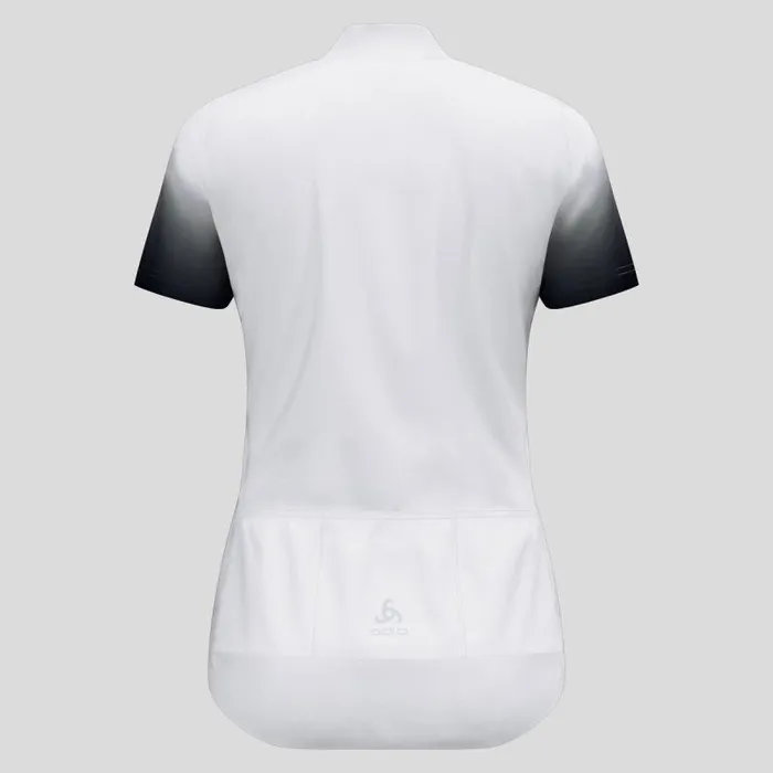 Odlo Tshirts and Polos The Essentials Short Sleeve Cycling Jersey White 8211 Women