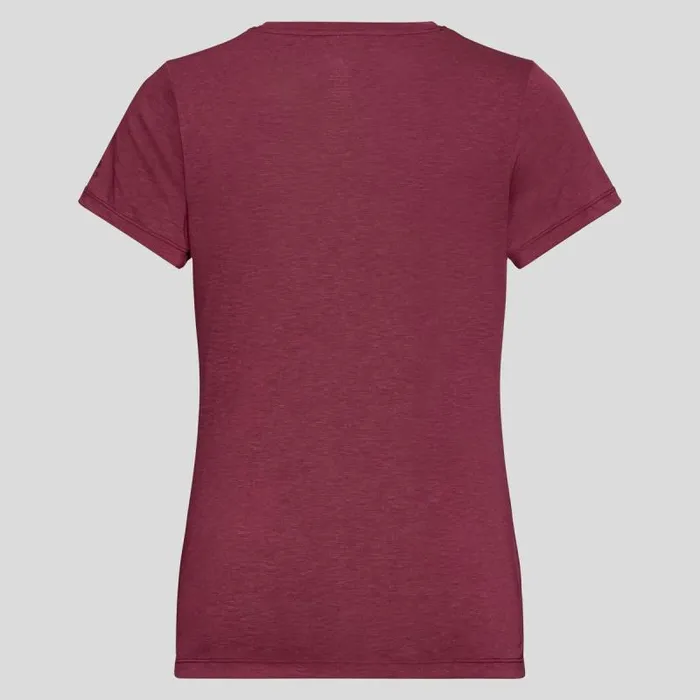 Odlo Tshirts and Polos The Halden Print TShirt Raspberry Fudge 8211 Women