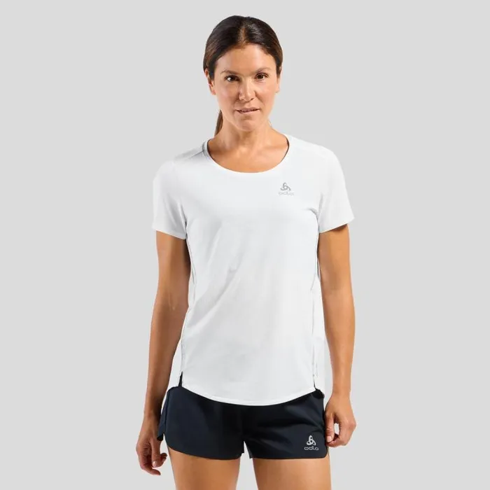 Odlo Tshirts and Polos The Zeroweight ChillTec TShirt White 8211 Women