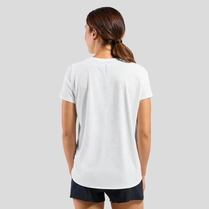 Odlo Tshirts and Polos The Zeroweight ChillTec TShirt White 8211 Women