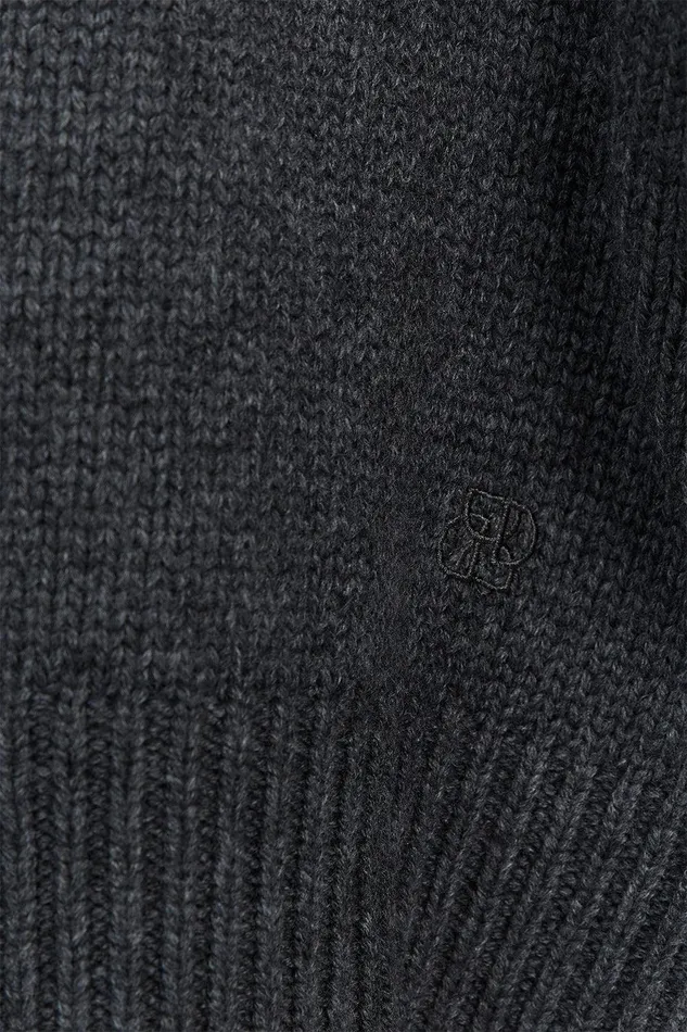 OLIVER CHARCOAL MARLE KNIT JUMPER Women DISSH Long Sleeved
