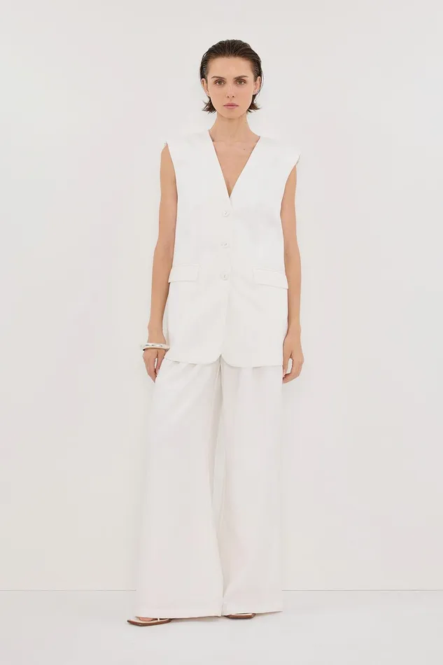 OLIVER WHITE VEST Women DISSH Vests