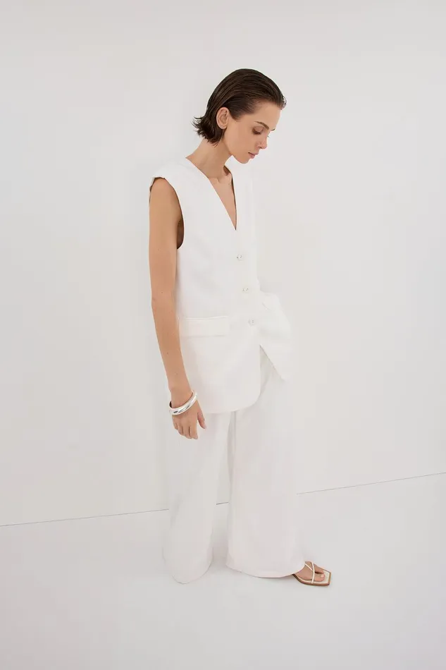 OLIVER WHITE VEST Women DISSH Vests