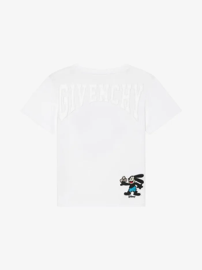 Oswald TShirt In Cotton White Kids Givenchy