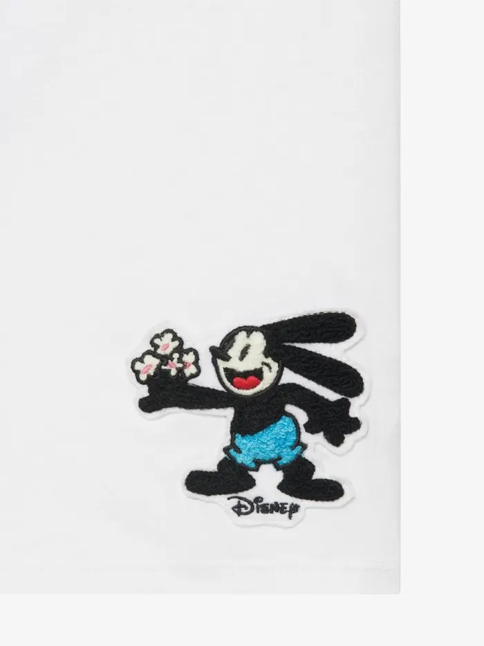 Oswald TShirt In Cotton White Kids Givenchy