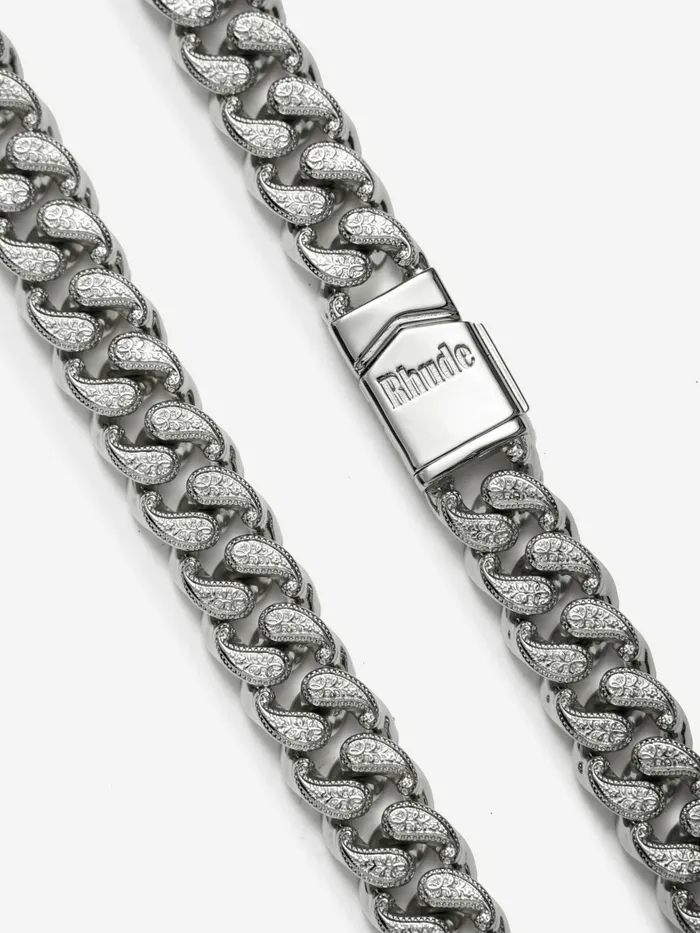 PAISLEY CUBAN LINK NECKLACE Unisex Rhude Jewelry