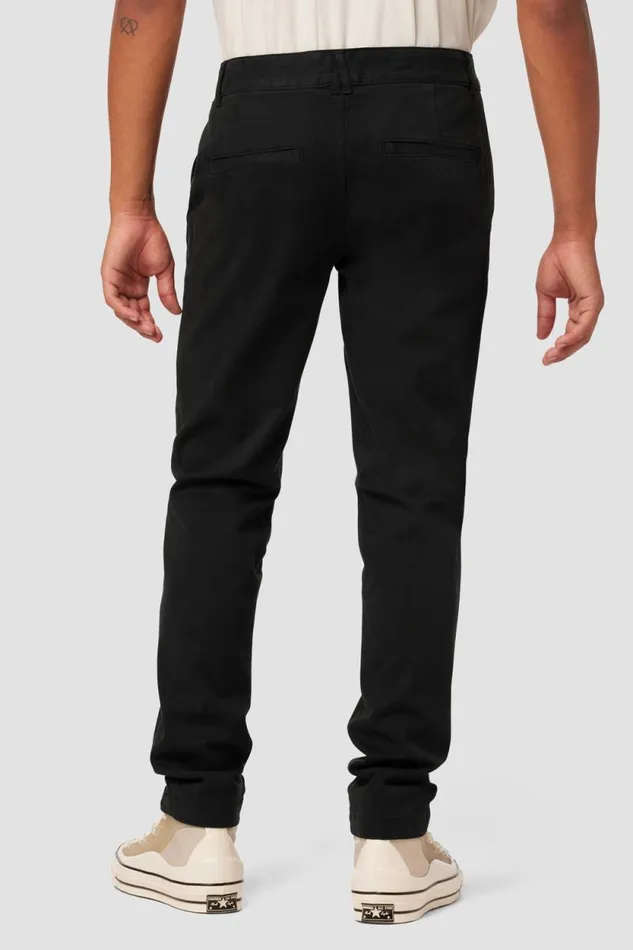 Pants Men Hudson Jeans Classic Slim Straight Chino Black Pants Men Hudson Jeans Classic Slim Straight Chino Black