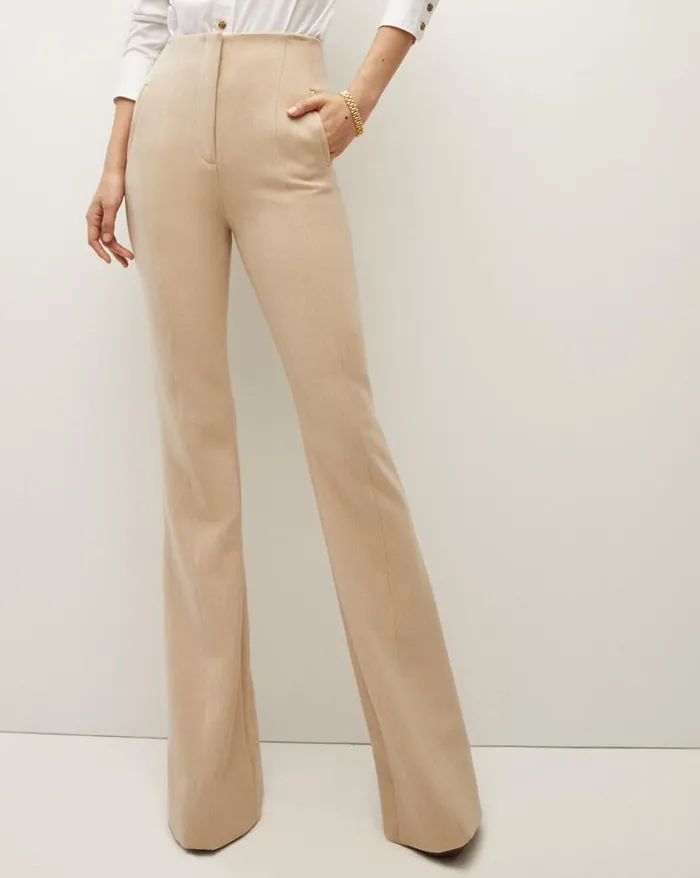 Pants Shop Veronica Beard Azariah Pant Heathered Sand