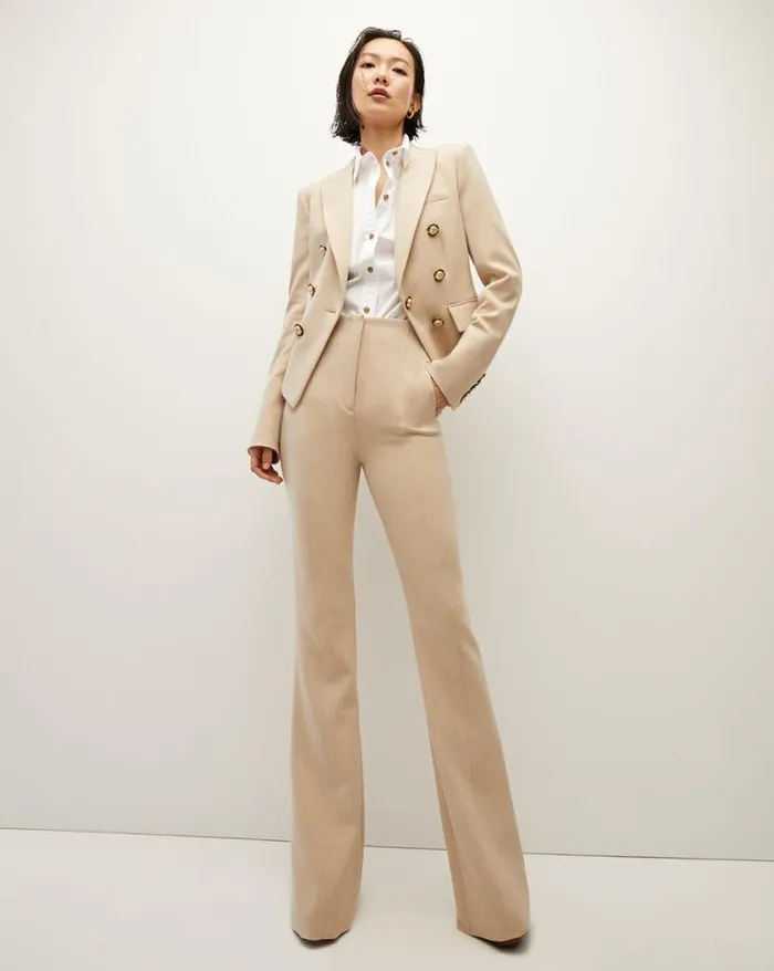 Pants Shop Veronica Beard Azariah Pant Heathered Sand