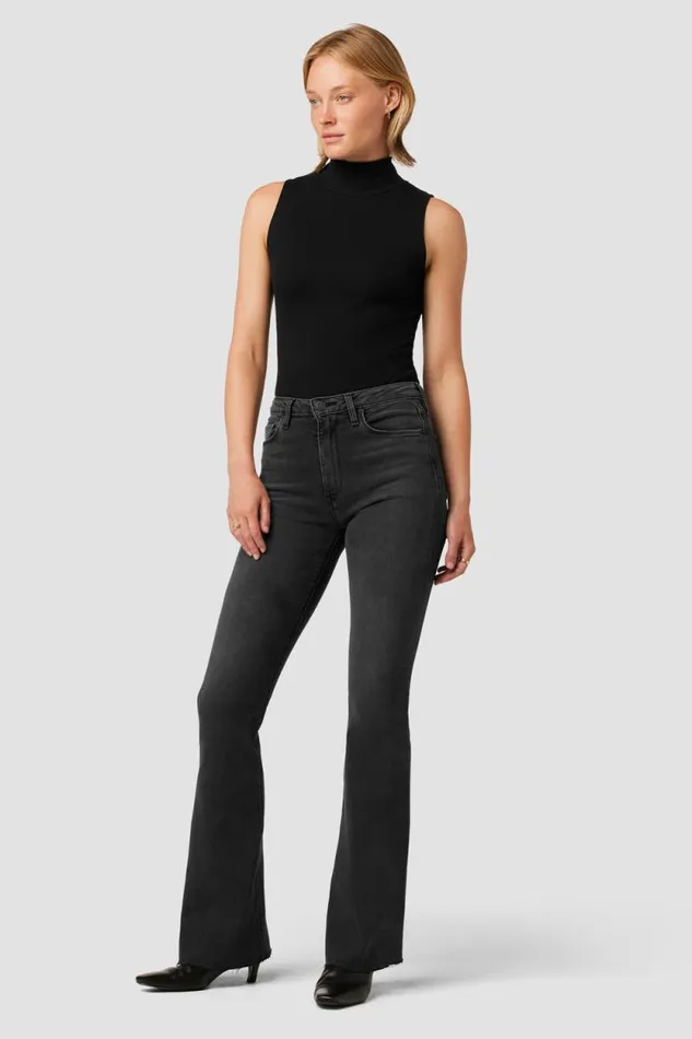 Petite Inseams Women Hudson Jeans Holly HighRise Flare Petite Jean Washed Black Petite Inseams Women Hudson Jeans Holly HighRise Flare Petite Jean Washed Black