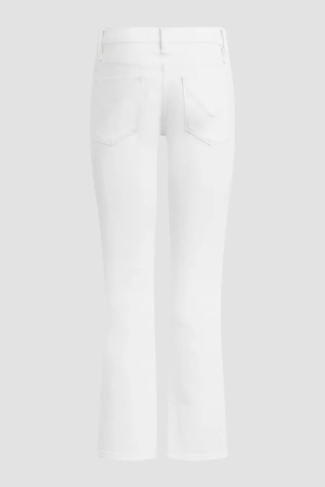 Petite Inseams Women Hudson Jeans Nico MidRise Bootcut Crop Petite Jean White Petite Inseams Women Hudson Jeans Nico MidRise Bootcut Crop Petite Jean White