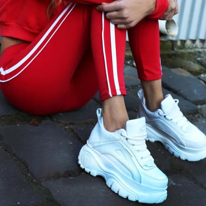 Platform Sneakers Women Windsor Smith LUPE WHITE SNEAKERS Platform Sneakers Women Windsor Smith LUPE WHITE SNEAKERS