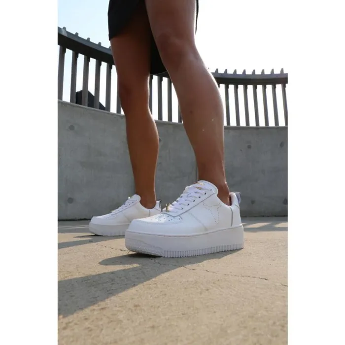 Platform Sneakers Women Windsor Smith RACERR WHITE SNEAKERS Platform Sneakers Women Windsor Smith RACERR WHITE SNEAKERS