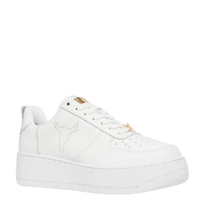 Platform Sneakers Women Windsor Smith RACERR WHITE SNEAKERS Platform Sneakers Women Windsor Smith RACERR WHITE SNEAKERS