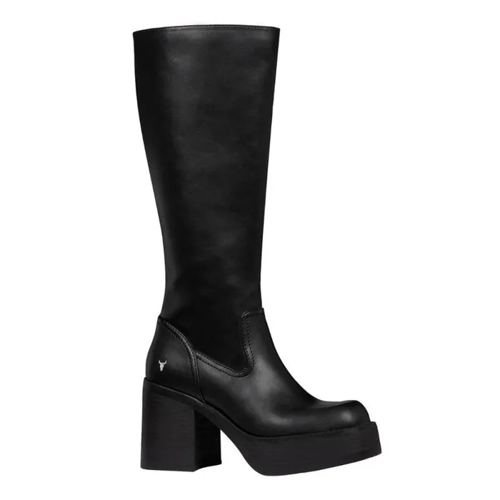 Platforms Women Windsor Smith NICHE BLACK PU PLATFORM BOOTS Platforms Women Windsor Smith NICHE BLACK PU PLATFORM BOOTS