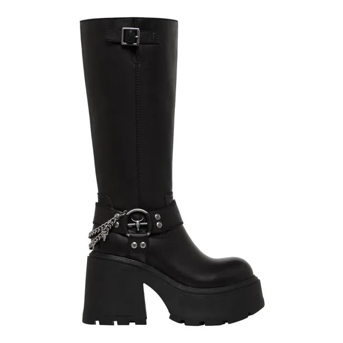 Platforms Women Windsor Smith SECURITY BLACK PLATFORM BOOTS