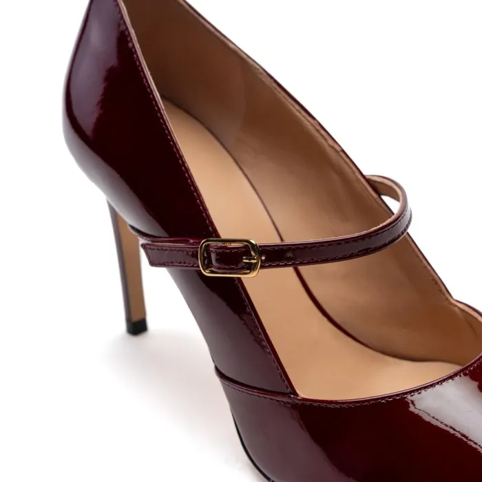 Prima Pump Bordeaux Patent Women Bruno Magli Heels