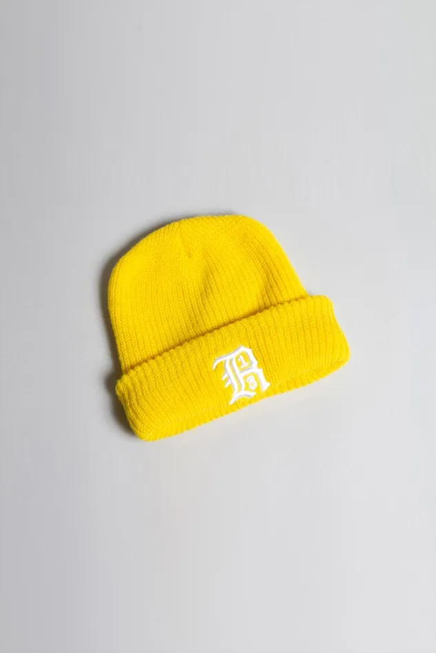 R13 Accessories Men R13 Oversized Beanie 8211 Yellow