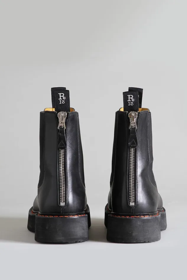 R13 Boots Women Single Stack Chelsea Boot 8211 Black R13 Boots Women Single Stack Chelsea Boot 8211 Black