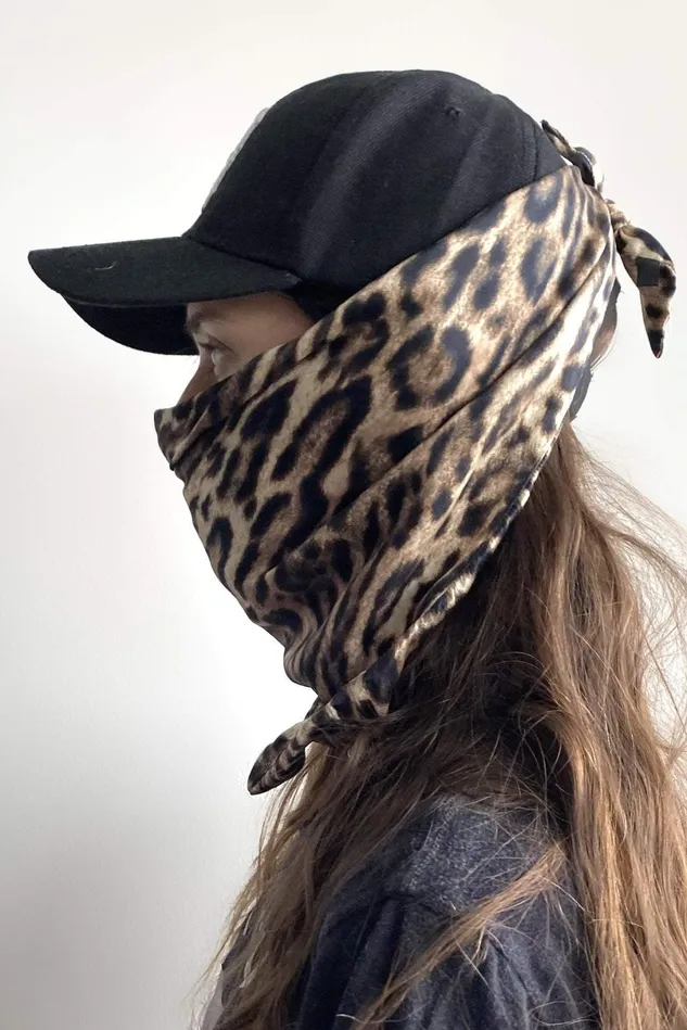 R13 Hats Women R13 Logo Cap With Leopard Scarffinal Sale No Returns Or Exchanges R13 Hats Women R13 Logo Cap With Leopard Scarffinal Sale No Returns Or Exchanges