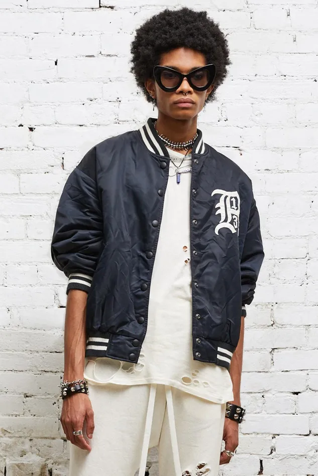 R13 Jackets and Coats Men R13 Logo Jacket 8211 Black